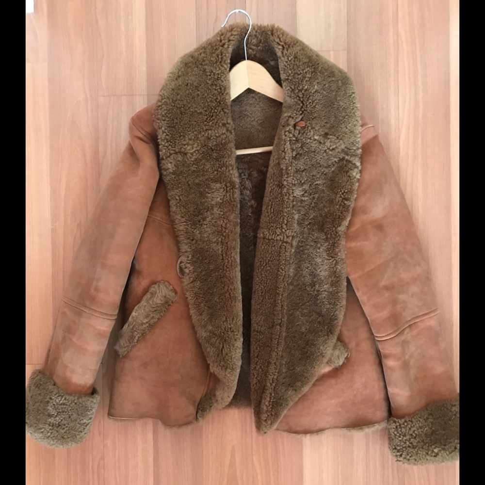 Sheepskin coat